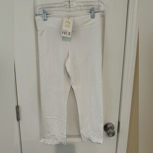 HUE White Capris